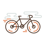 Cycle Central Coast Bicycle Logo Icon