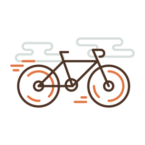 Cycle Central Coast Bicycle Logo Icon